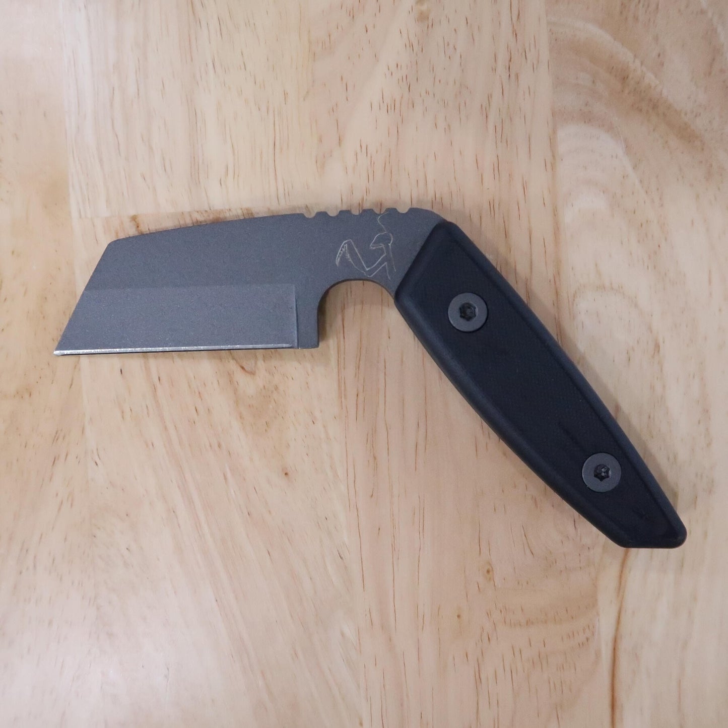 TURQ GEAR System-M Mantis acier Sleipner G10 Cerakote gris tungstène (66mm) Couleur : - gris