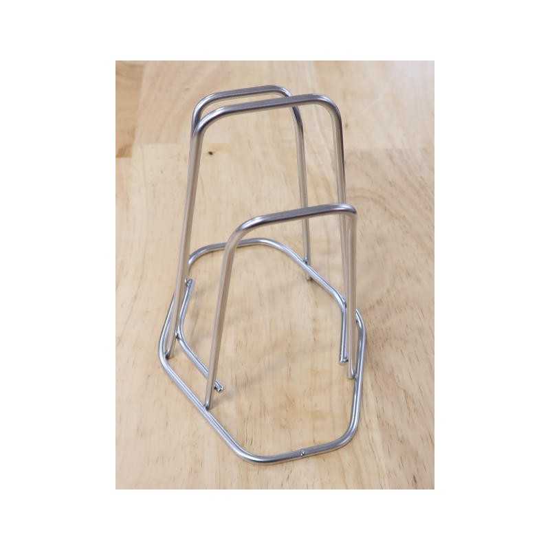 Cutting board stand for 2-boards- WOODPECKER - stainless steel
