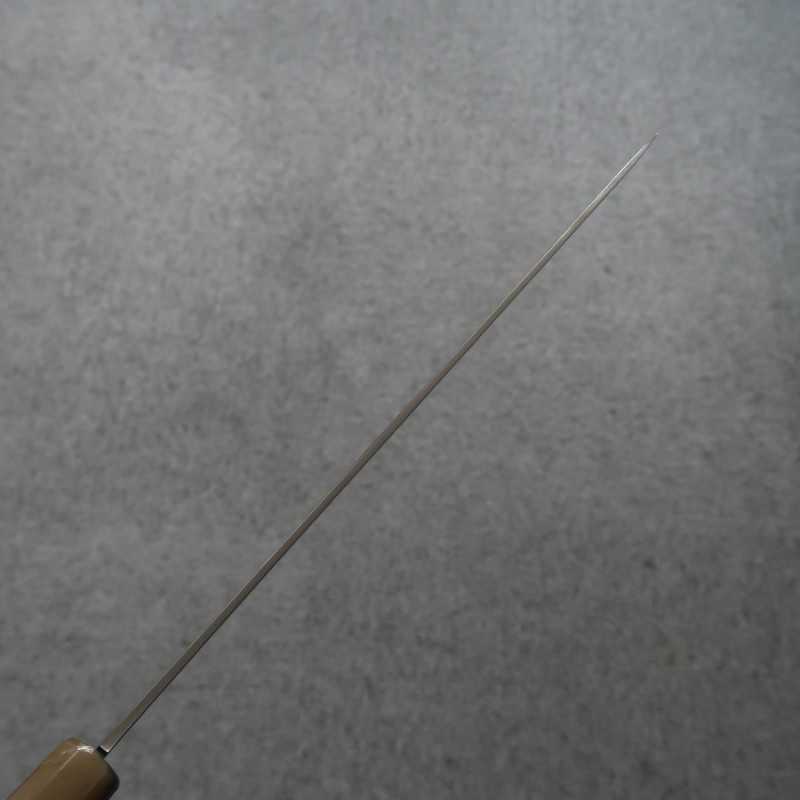 SUISIN Shirogami Fuji Hon-yaki Slicer, finition miroir, manche Snakewood argent (300 mm)