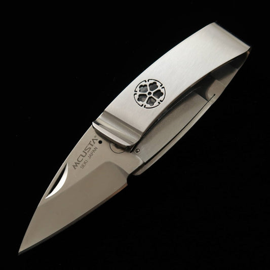 Navaja clip para billetes MCUSTA Clip de bolsillo "Kamon" Kikyō MC-0082 (50 mm)