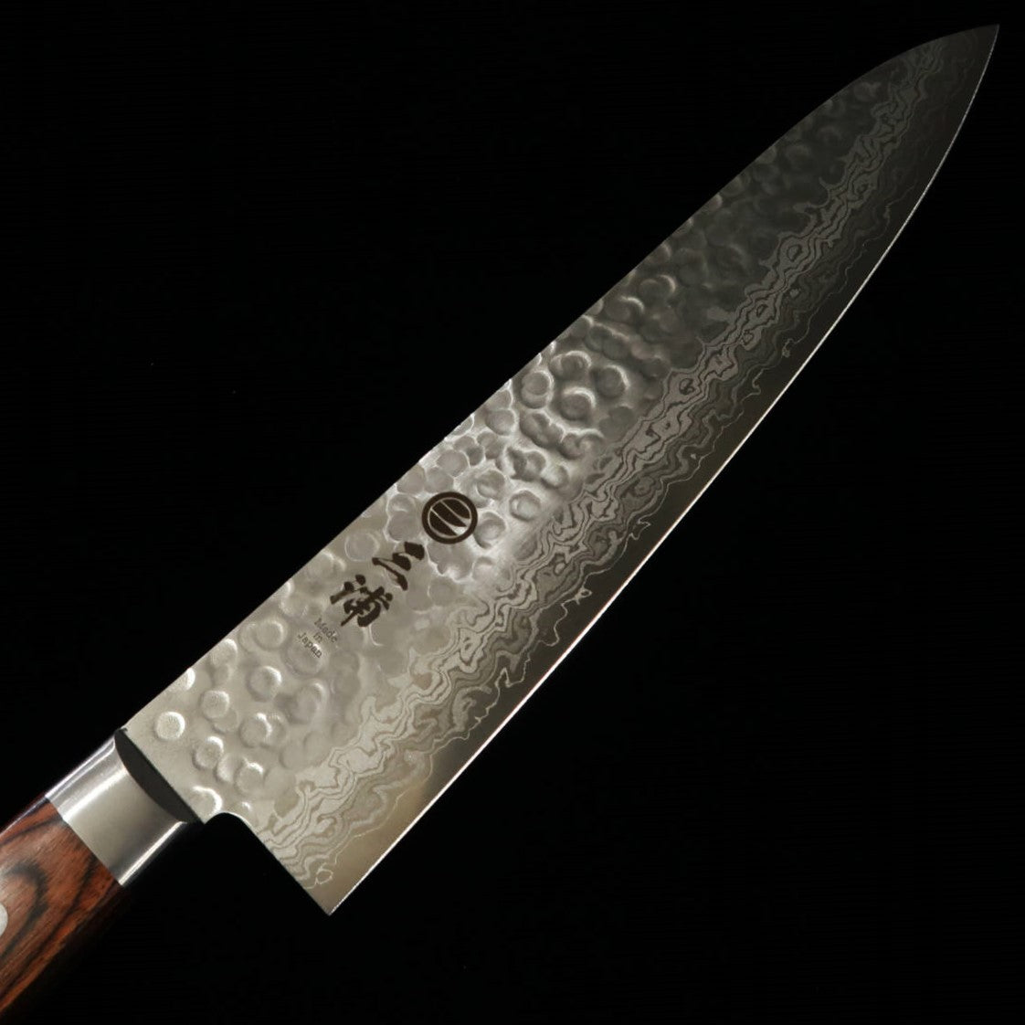 MIURA – Couteau de chef VG-10, damas, manche en acajou composite 18cm/21cm/24cm