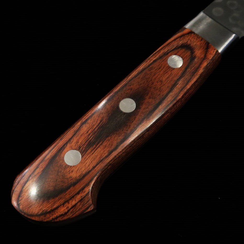 MIURA – Couteau de chef VG-10, damas, manche en acajou composite 18cm/21cm/24cm