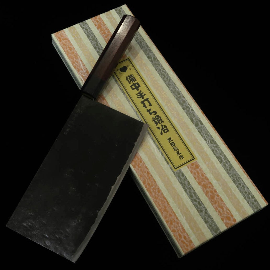 Takeda Hamono Small Chinese Cleaver Aogami Super (190-210mm)