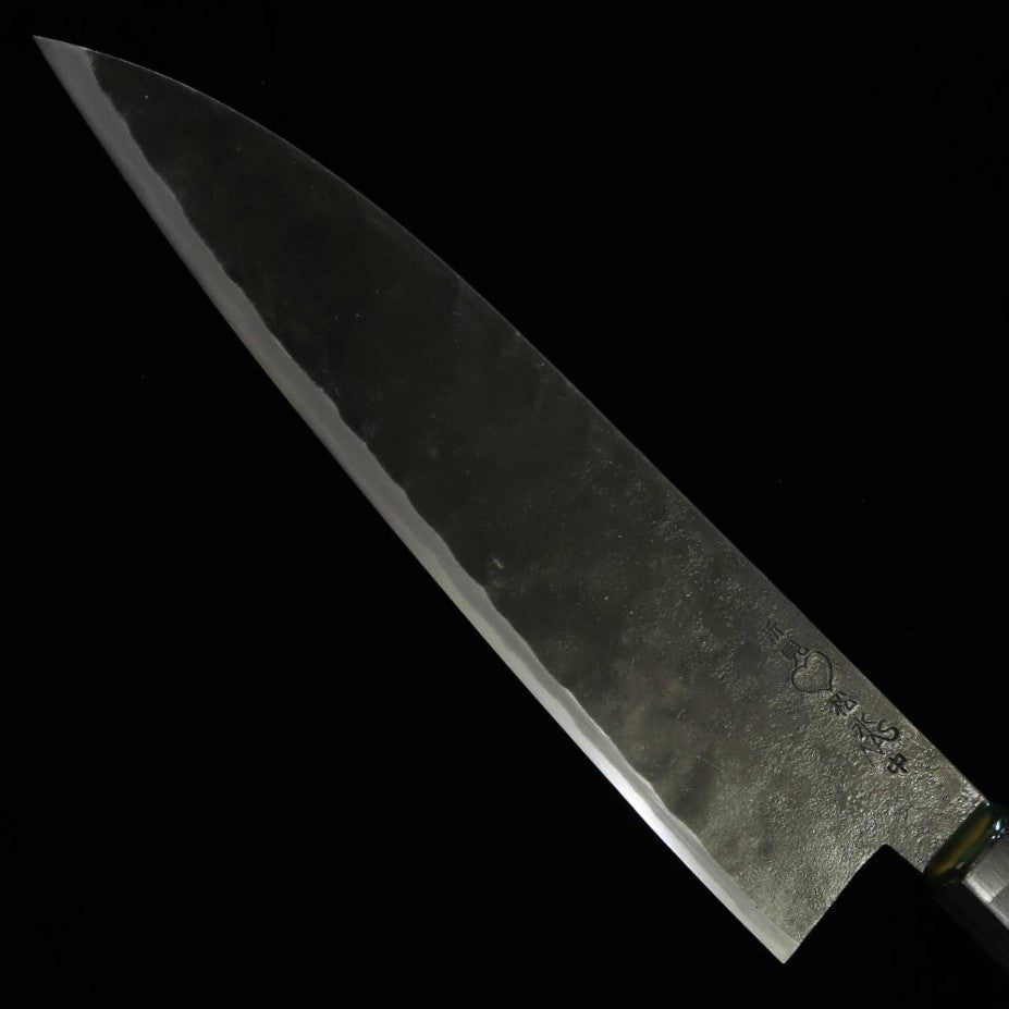 Takeda Hamono TAKEDA Bitchu Forjado à Mão Lâmina Sasano (Médio) Aço Hitachi Aogami Super (210mm)