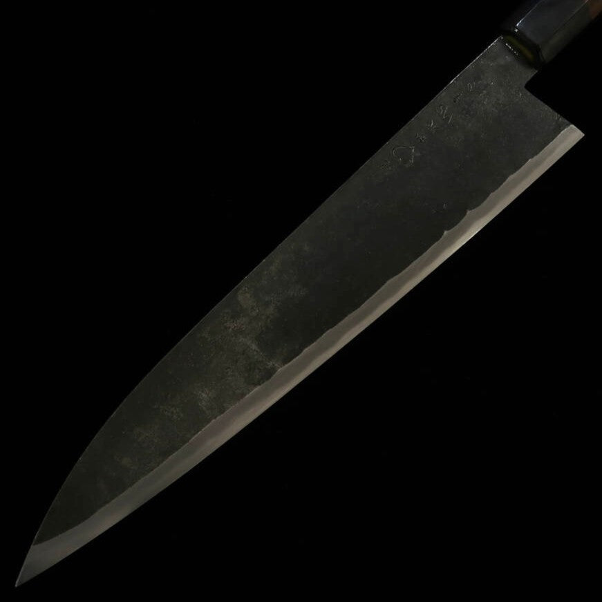 武田刃物TAKEDA 備中手打ち鍛冶 身卸出刃 特大 日立青紙スーパー鋼(230~250mm)