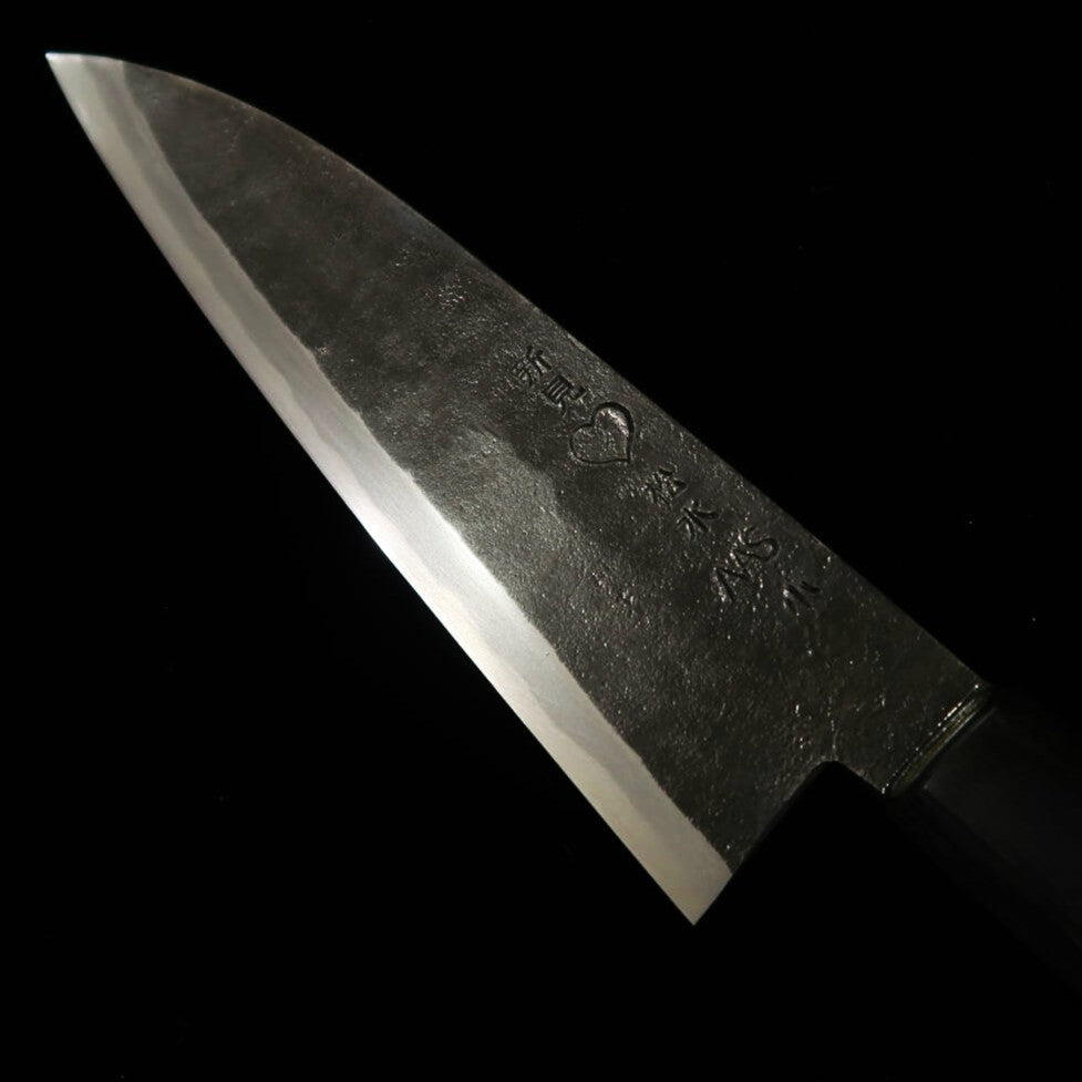 武田刃物TAKEDA 備中手打ち鍛冶 身卸出刃(小) 日立青紙スーパー鋼(140~160mm)