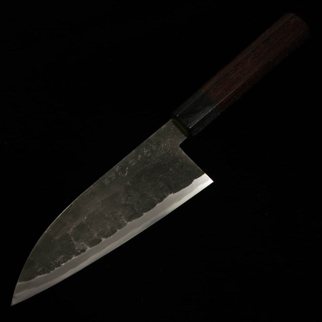 武田刃物TAKEDA 備中手打ち鍛冶 出刃 中 日立青紙スーパー鋼(150mm)