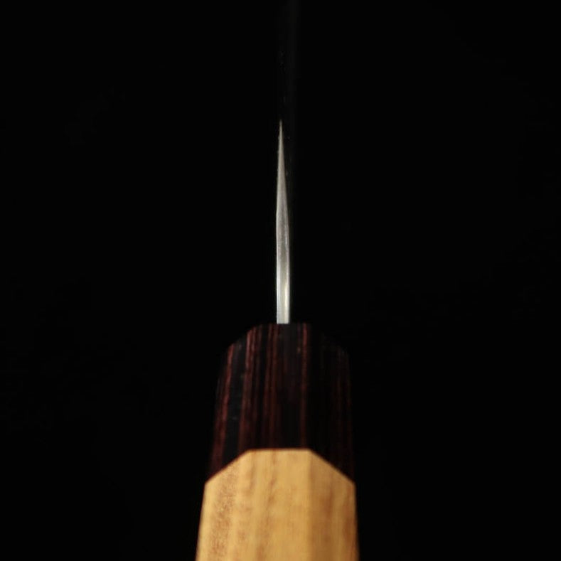 MIURA Gyuto knife Ginsan Zelkova octagonal handle with wooden sheath (180mm)