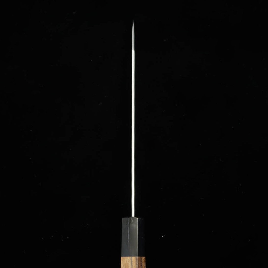 Nigara Cutelaria NIGARA Aogami Super Polido Martelado Kirituke Petty Cabo de Teca (95/150mm)