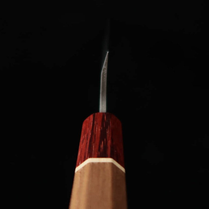 Miura Deba Pequena Aço Molibdênio Cabo de Pau-rosa (120mm)