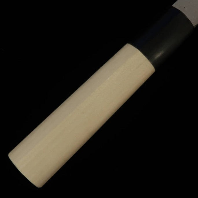 三浦MIURA 面取り 日本鋼 水牛朴栗型柄 (150mm)