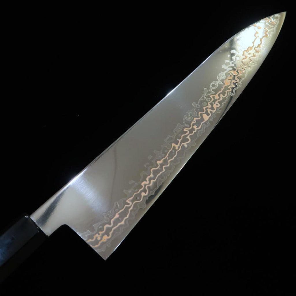 Gyuto MIURA SLD Damasco níquel Mango octogonal de wengué (210mm)