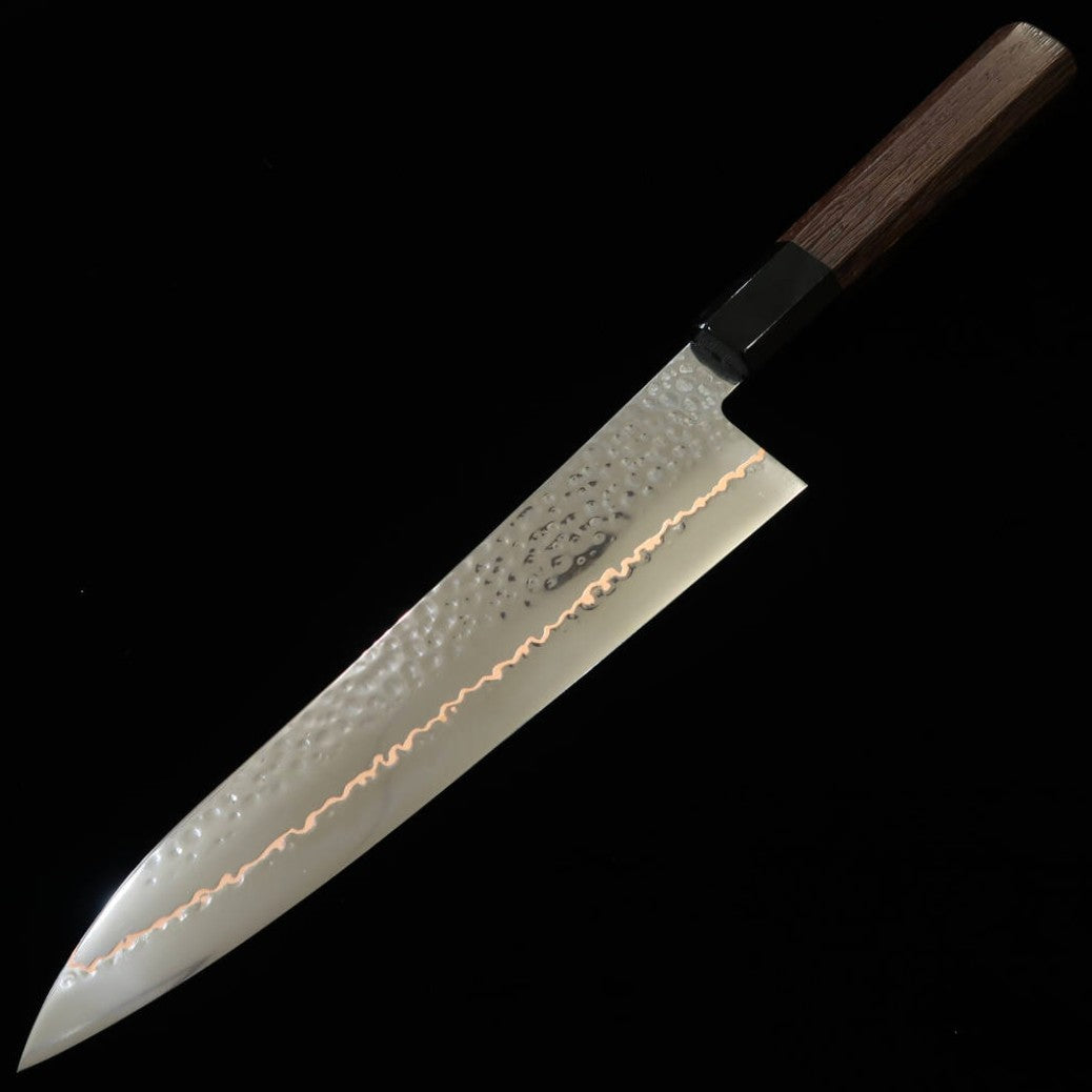Gyuto MIURA SLD martilleado mango octogonal de wengué (210 mm)