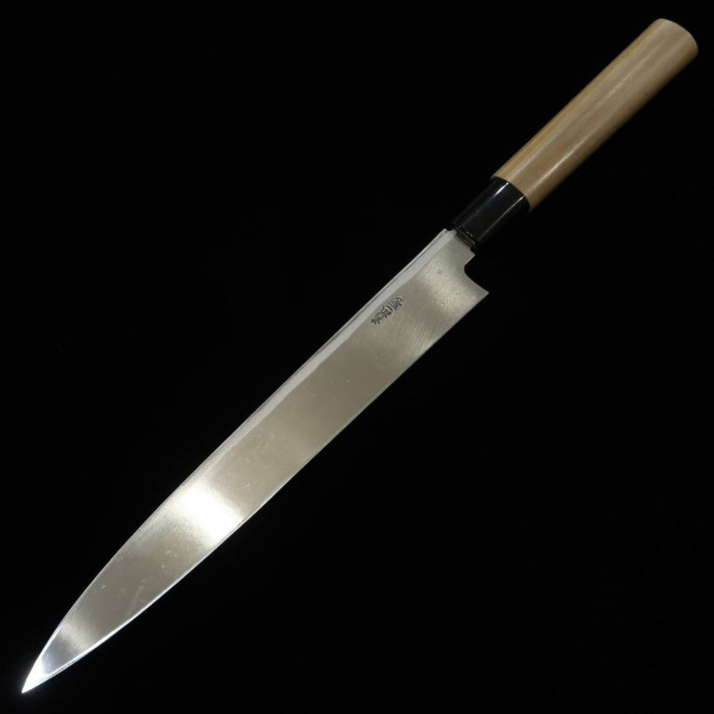 三浦MIURA 柳刃 青紙二号 朴柄(210/240mm)