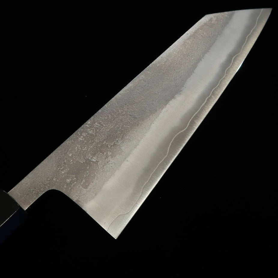 Yoshikane Hamono Bunka SKD acero rápido acabado Nashiji, mango octogonal de ébano (165 mm)