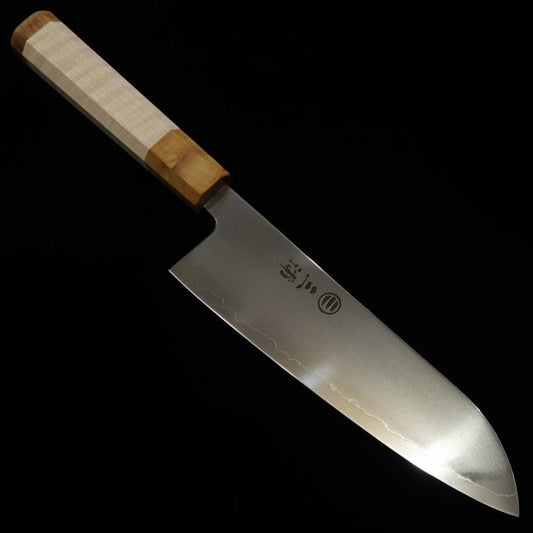三浦MIURA 光 三徳 SLD 磨き 両輪メープル柄 -黄- (170mm)