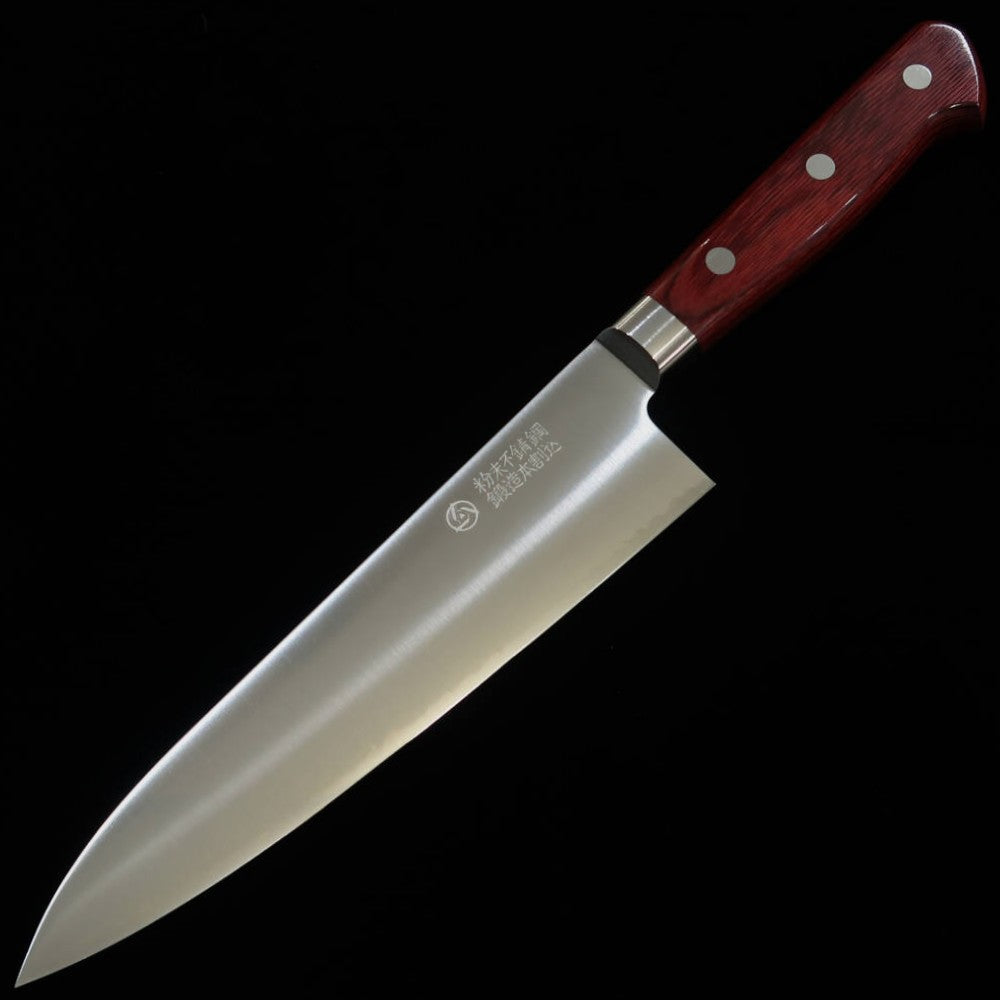 MIURA, Powdered High-Speed Steel R2 Series Gyuto with WR Handle (180/210mm)