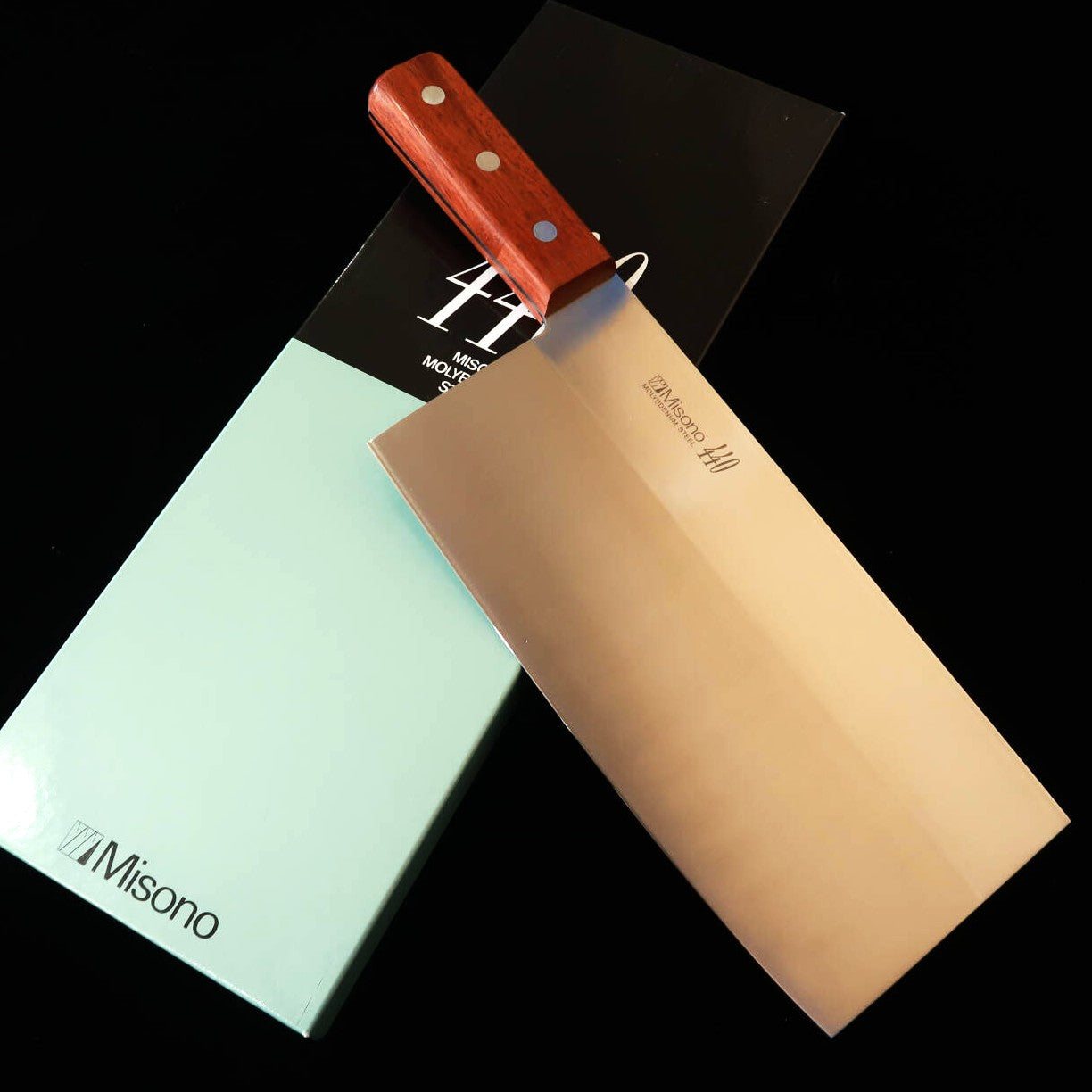 ミソノMISONO 中華包丁 440 ツバ無し No.886(220mm)