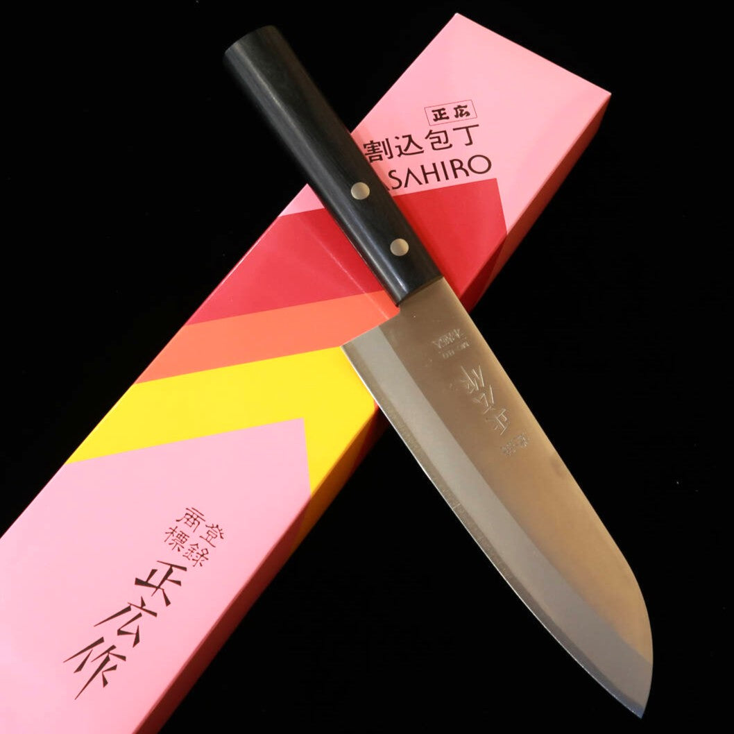 正広 MASAHIRO 三徳 MBS-26 黒合板柄 MC-80(170mm)