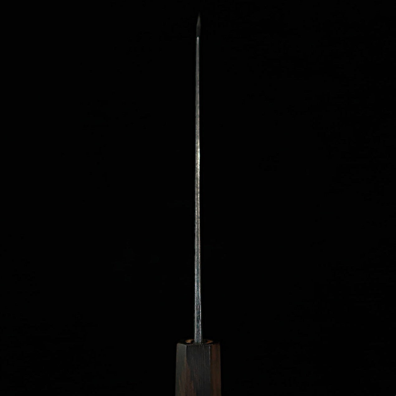 Tosamuneishi TOSA MUNEISHI Bunka Acier bleu n°2 Martelé Finition noire Manche octogonal en ébène (165 mm)