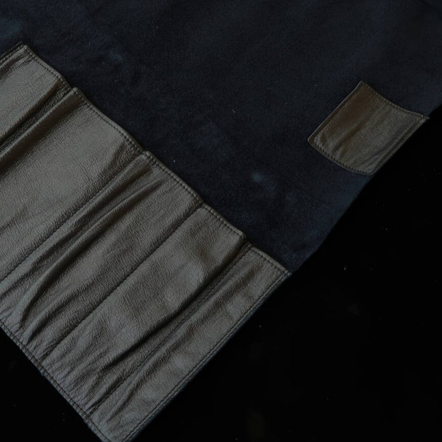 YOKU leatherworks ウォッシャブルレザーナイフロール ブラック