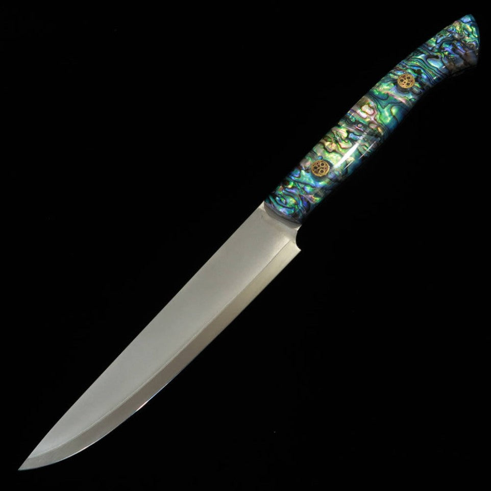 Nigara Cutelaria Faca para Bife SG2 Cabo de Madrepérola (130mm)