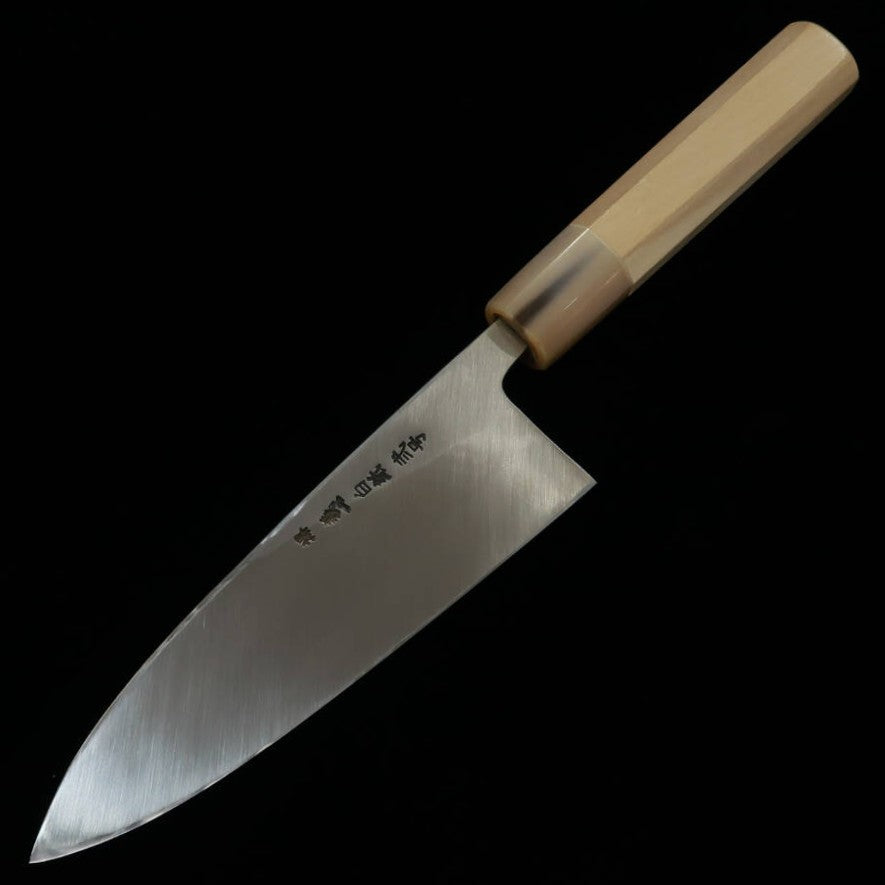 MIURA ITADAKI Deba Shirogami No.2 Forjado negro mango octogonal de magnolia (150/165 mm)