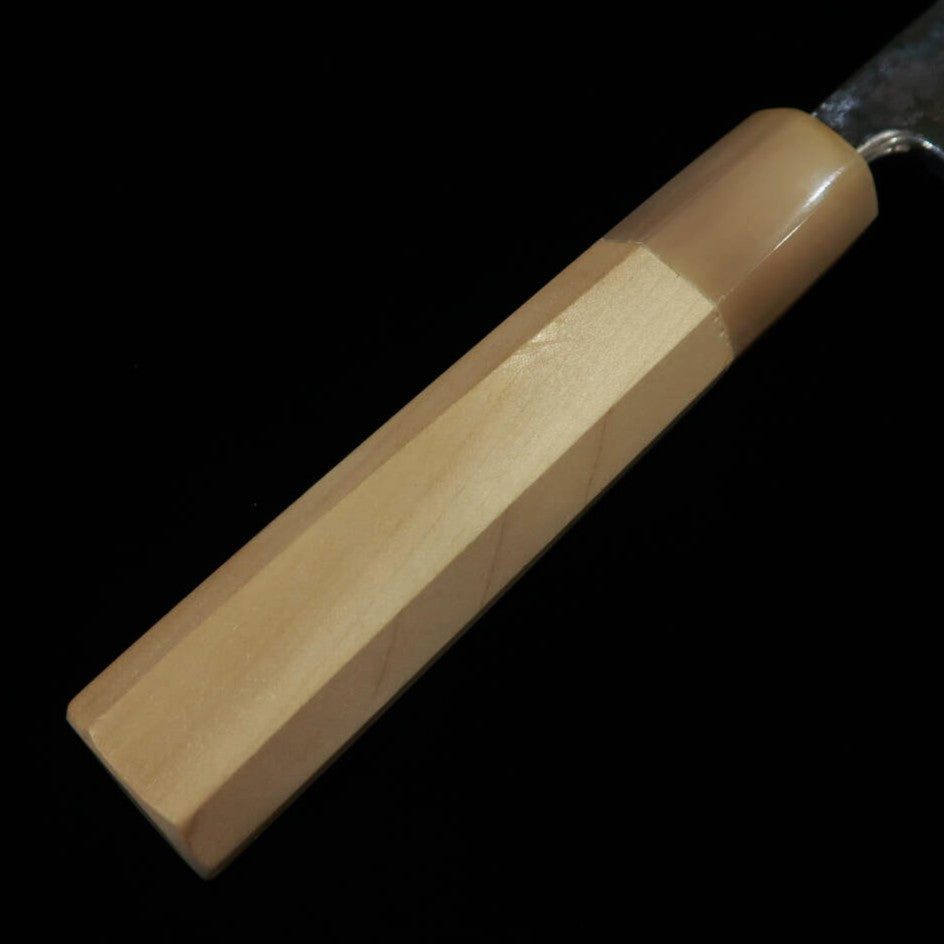 MIURA ITADAKI Deba Shirogami No.2 Forjado negro mango octogonal de magnolia (150/165 mm)