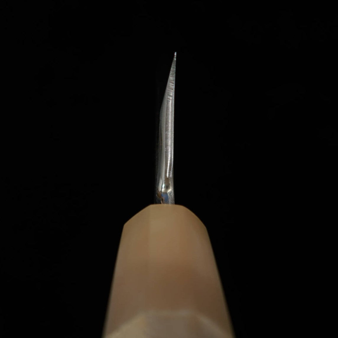 MIURA ITADAKI Deba Shirogami No.2 Forjado negro mango octogonal de magnolia (150/165 mm)