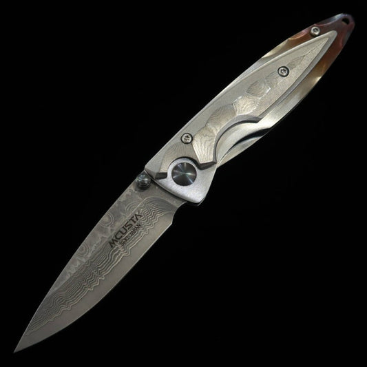 Navaja plegable Mcusta Shinra Kasumi serie VG-10 Damasco MC-0031D (71mm)