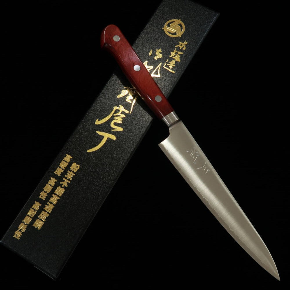 Miura Petty Knife R2 Red Plywood (130/150mm)