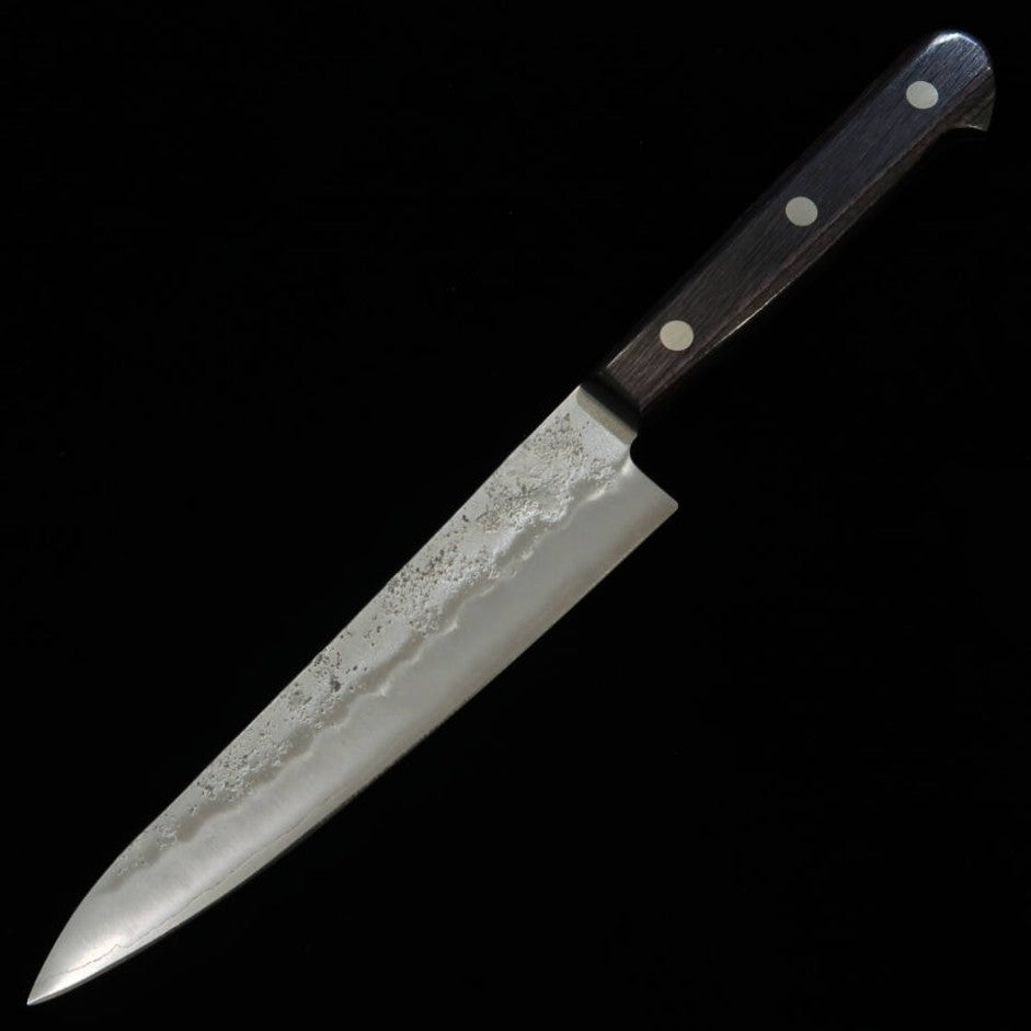 Miura Petty Knife, Ginsan, Satin, Purple Pattern (135mm)