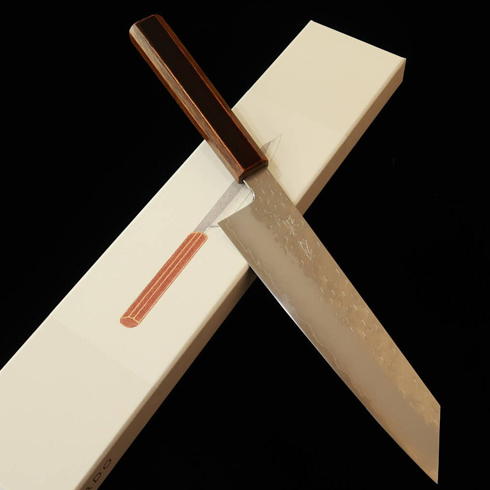 Kiritsuke Gyuto HADO Shiosai SG2 Hammered Stabilized Wood Handle (210mm)