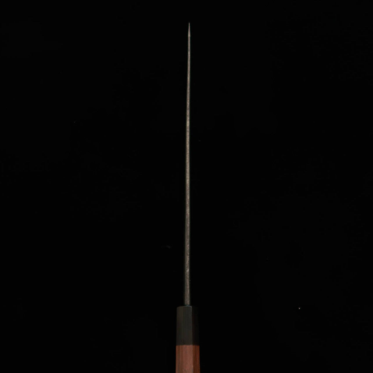 三浦 MIURA by Shindo 先丸筋引 青紙二号 黒打ち 紫檀八角柄 (270/300mm)