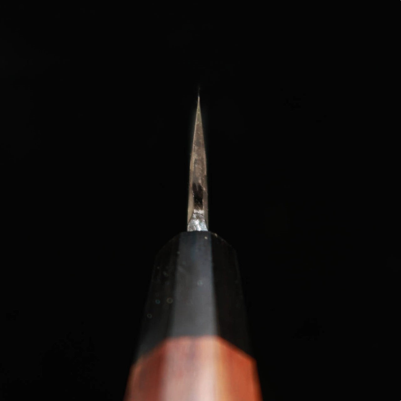 三浦 MIURA by Shindo 先丸筋引 青紙二号 黒打ち 紫檀八角柄 (270/300mm)
