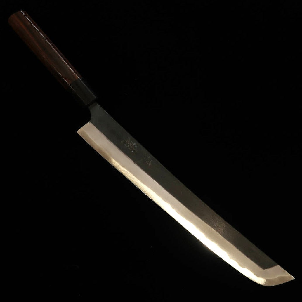 三浦 MIURA by Shindo 先丸筋引 青紙二号 黒檀八角柄 (240-330mm)