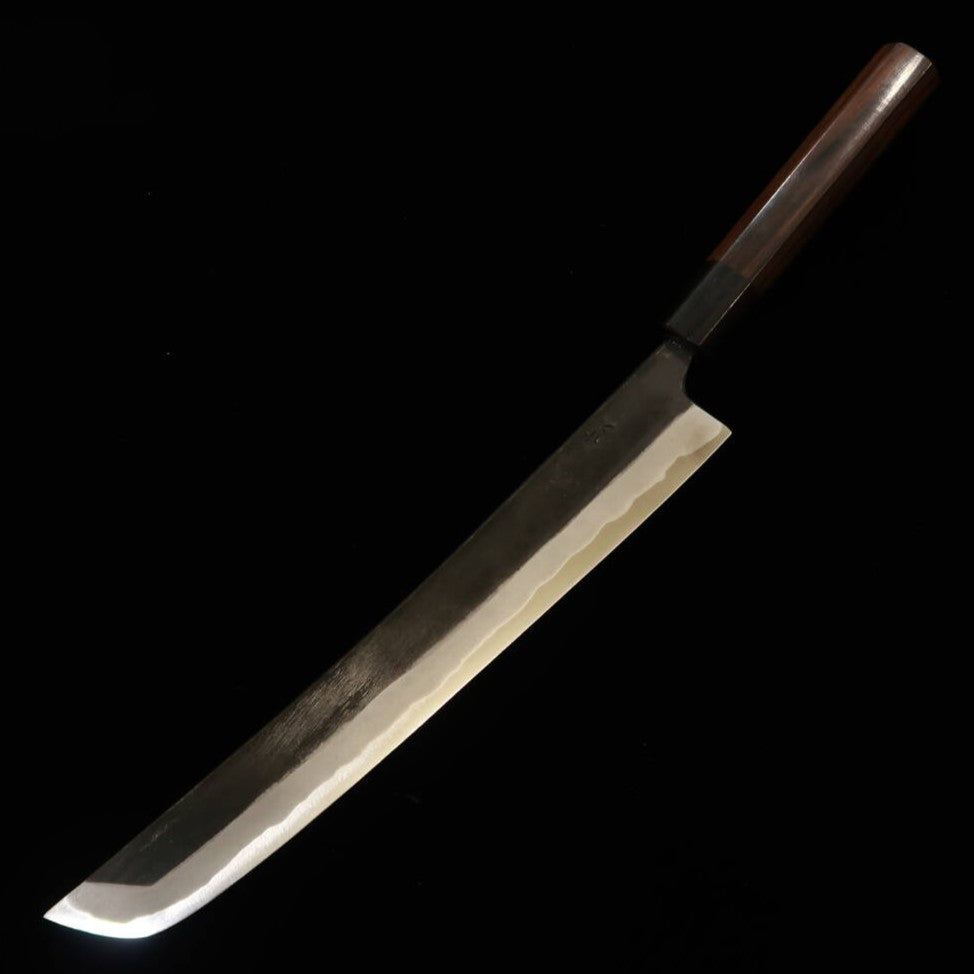 三浦 MIURA by Shindo 先丸筋引 青紙二号 黒檀八角柄 (240-330mm)