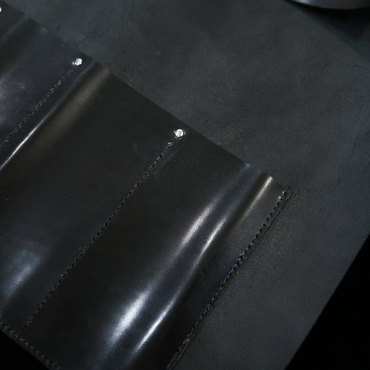 Leather Knife Roll Long Lasteing Leather 4 Colors 4P (Bordeaux/Brown/Navy/Black)