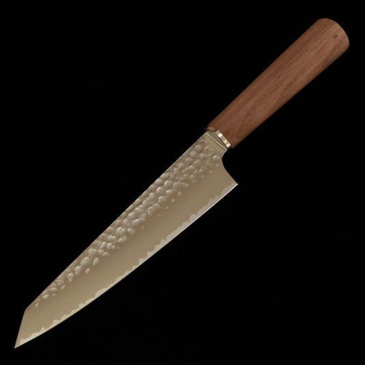 MIURA Faca petty kiritsuke VG10 tsuchime cabo de nogueira (150 mm)