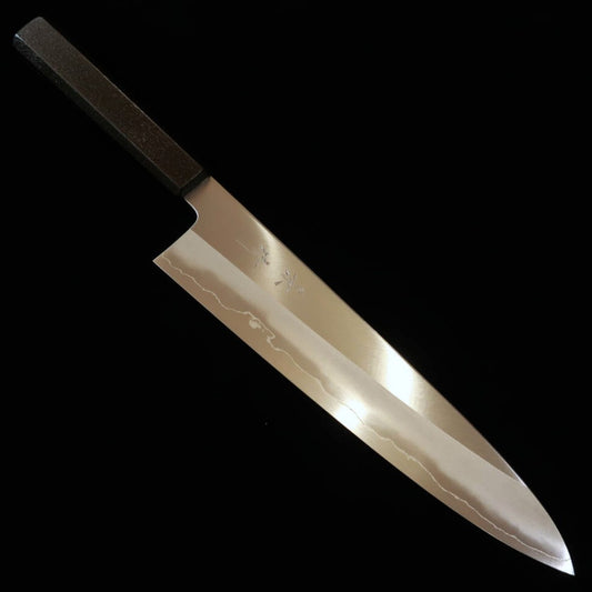 KAGEKIYO 景清 Cuchillo Gyuto acero Gin San mango octogonal lacado (210/240mm)