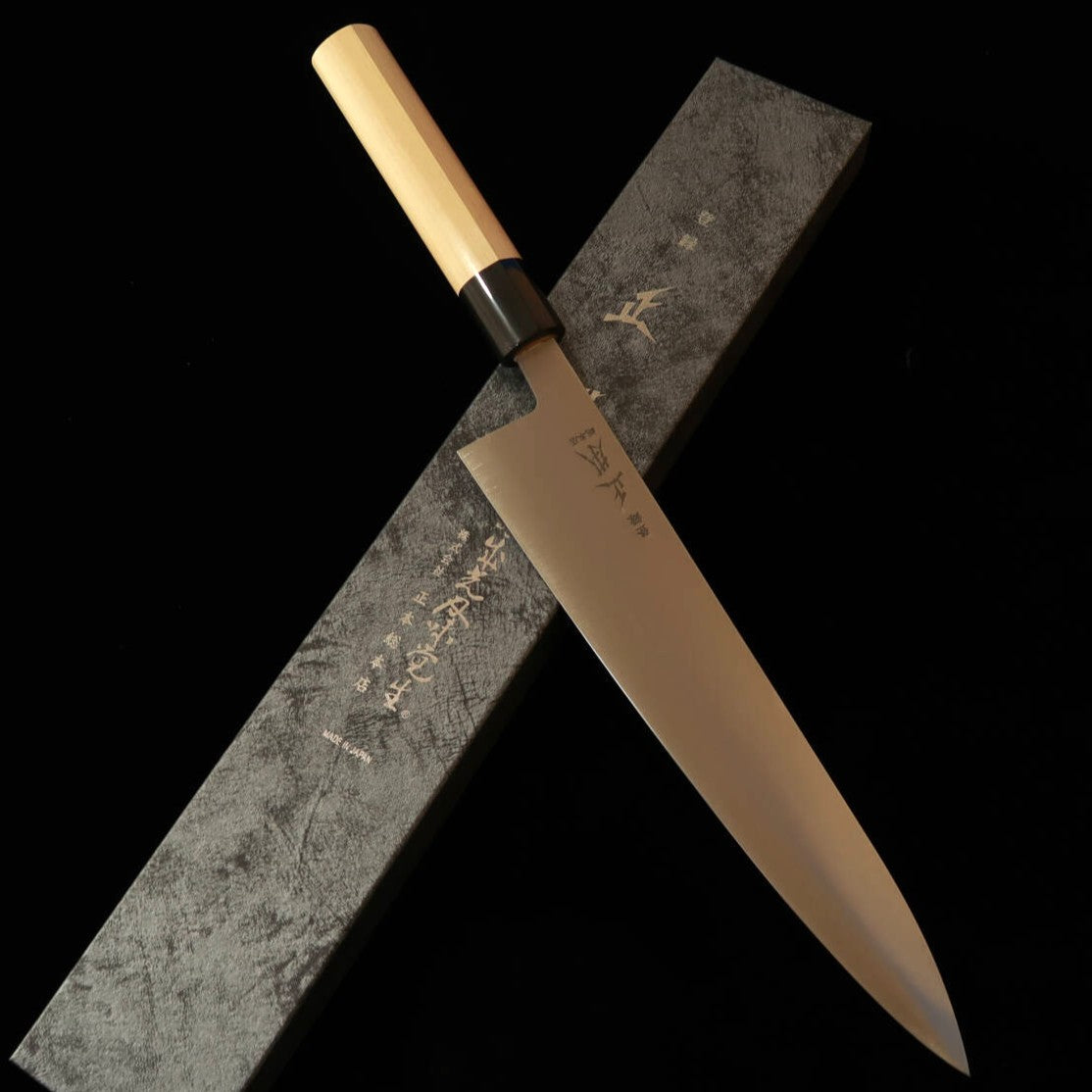 Masamoto Souhonten Honka Shirogami No. 2 Wagyu Gyuto (270mm)