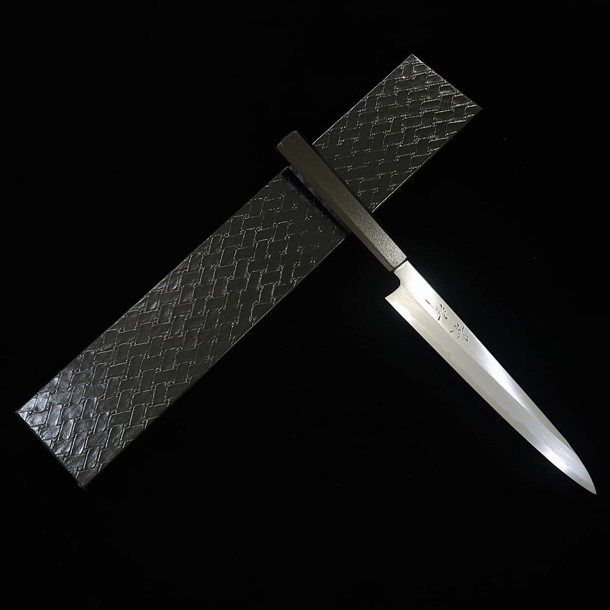 Kagekiyo KAGEKIYO, petty japonais, acier blanc n°2, manche laqué (210 mm)
