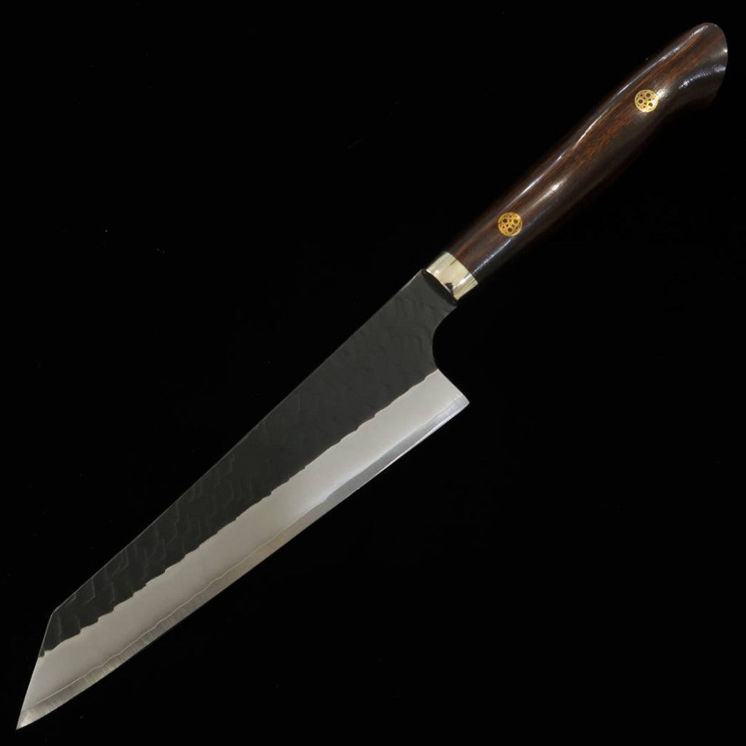 二唐刃物鍛造所 NIGARA 骨スキ SG2 黒打ち 鎚目 アイアンウッドハンドル (170mm)