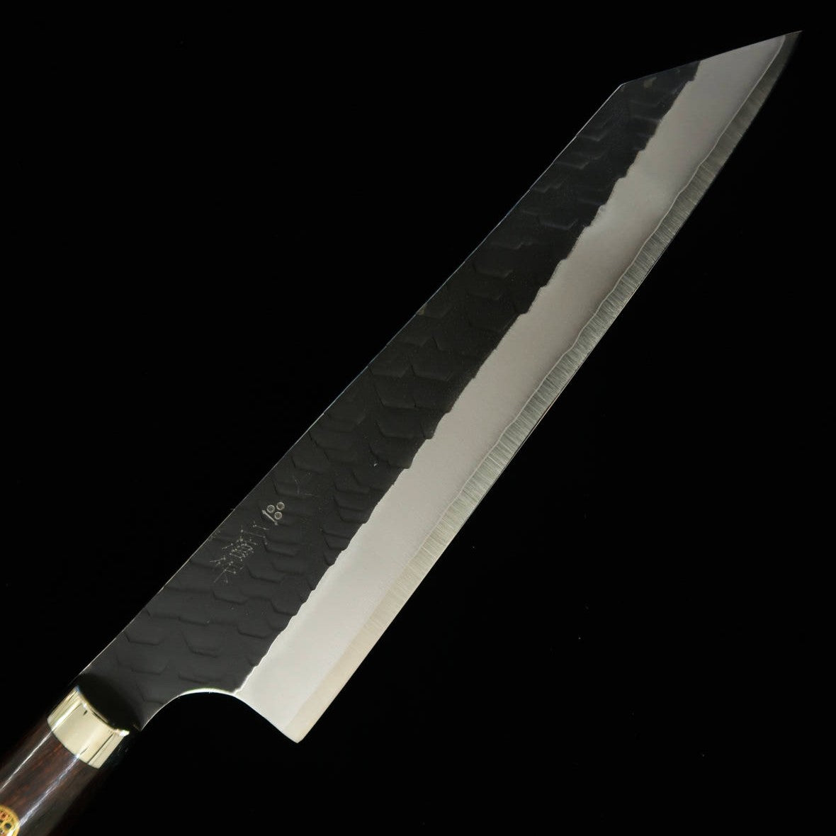 二唐刃物鍛造所 NIGARA 骨スキ SG2 黒打ち 鎚目 アイアンウッドハンドル (170mm)