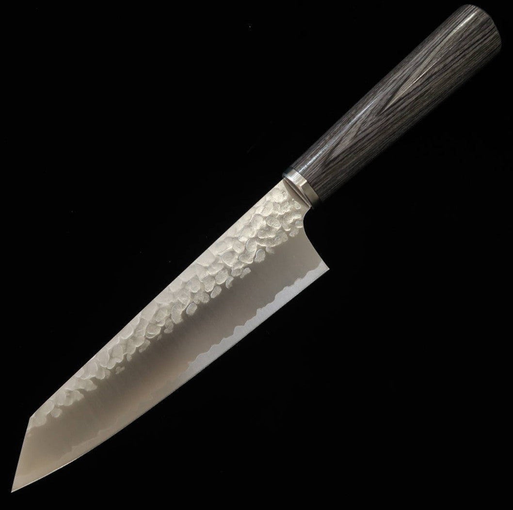 Miura MIURA Kiritsuke VG10 martelé, manche en contreplaqué charbon (165 mm)