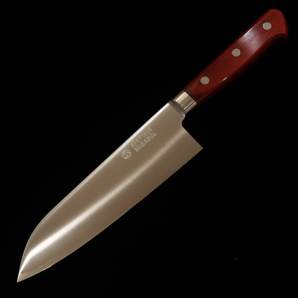 Santoku MIURA Powder High-Speed Steel WR Handle (170mm)