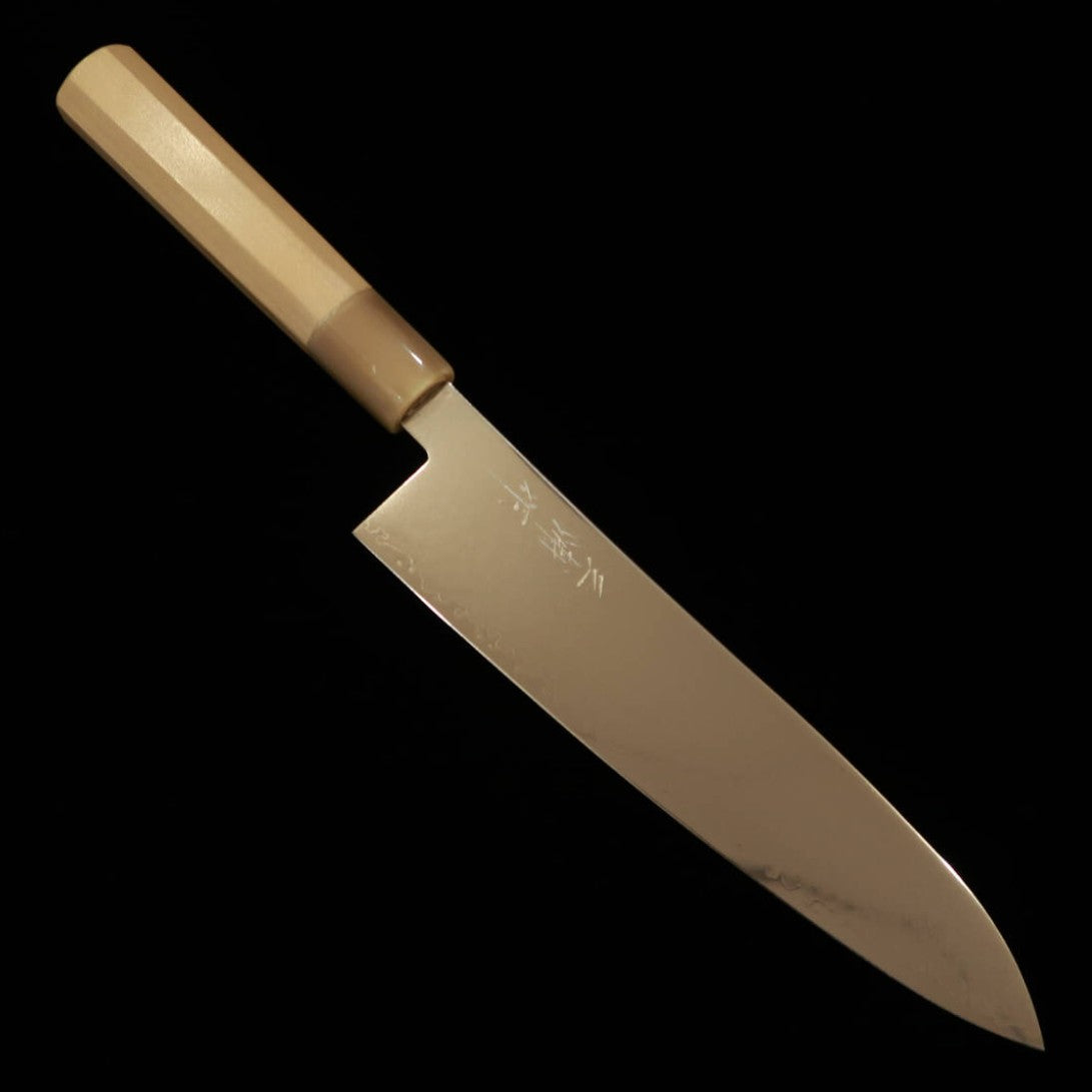 Miura VG-10 Gyuto Damasco mango octogonal de magnolia (210mm)