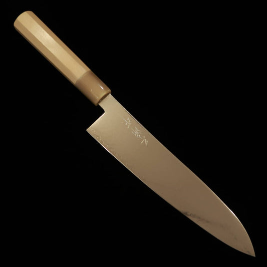 三浦 MIURA VG-10 牛刀 ダマスカス 朴八角柄 (210mm)