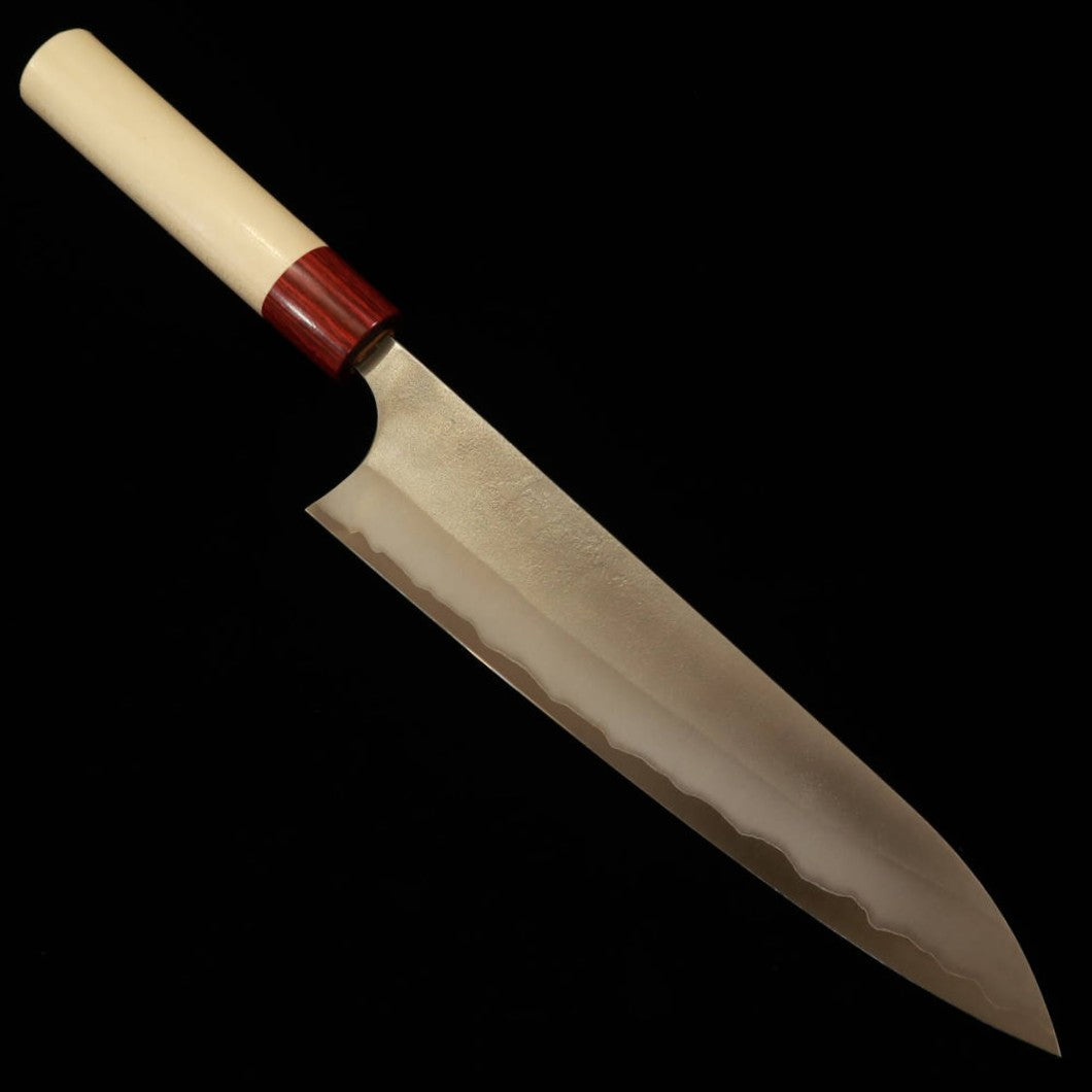 MASAKAGE Inox, núcleo Shirogami nº2, forjado, série Yuki, Gyuto (210/240mm)