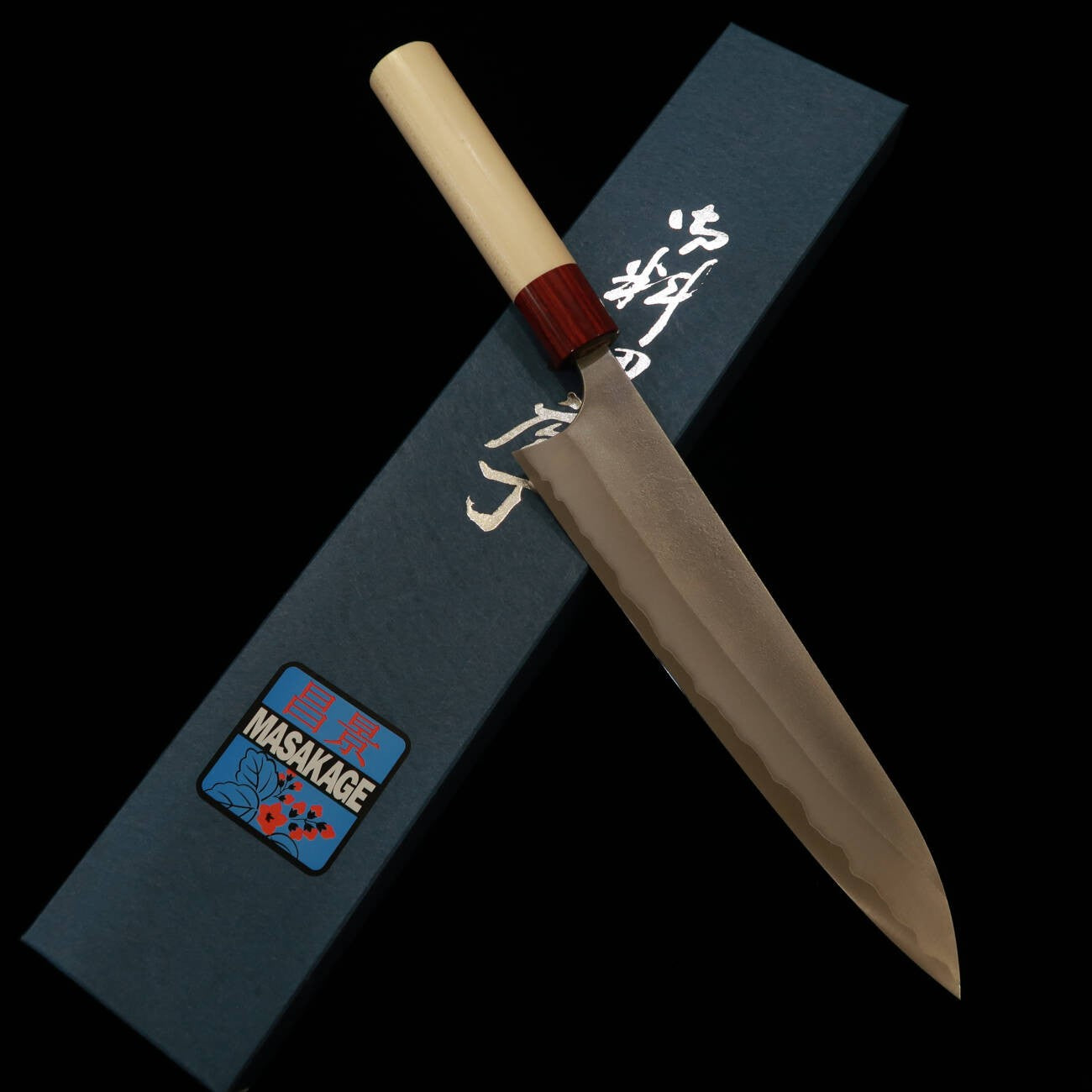 MASAKAGE Inox, núcleo Shirogami nº2, forjado, série Yuki, Gyuto (210/240mm)